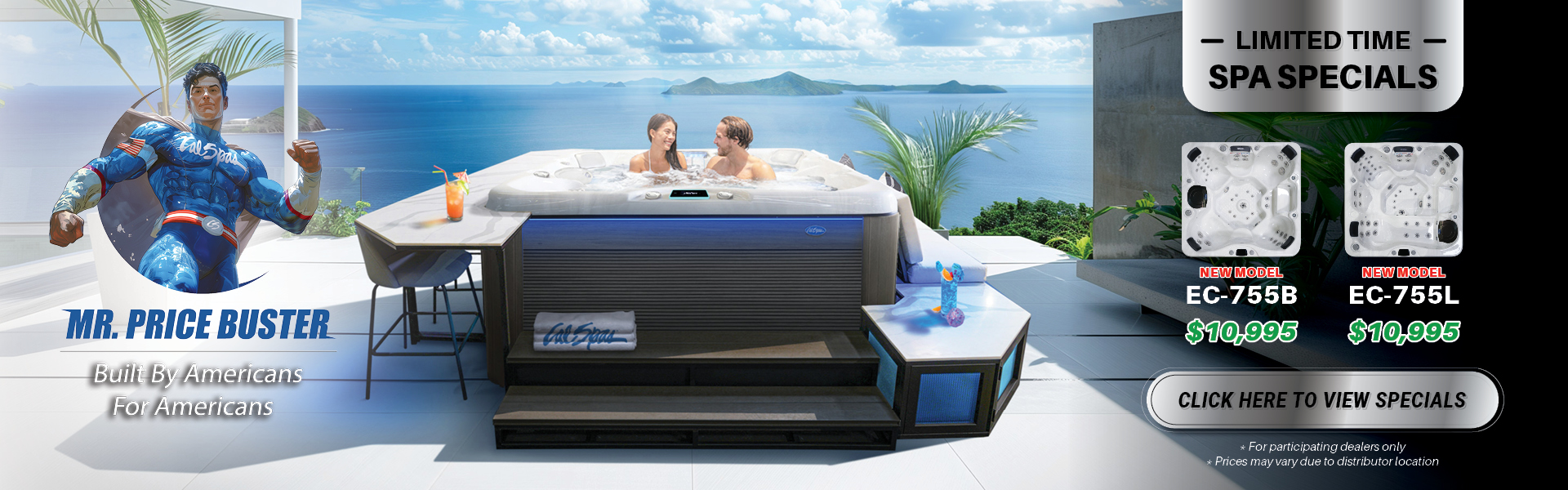 Calspas hot tub being used in a family setting - Monroe
